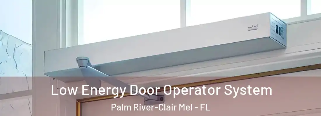  Low Energy Door Operator System Palm River-Clair Mel - FL